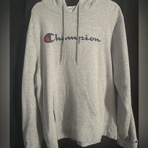 Champion Heather Gray Athletic Hoodie